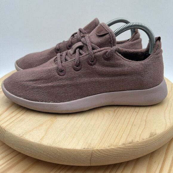 Allbirds Wool Runner Shoes Womens 9 Pink Merino Wool Trainer Gym Sneakers - Picture 1 of 9